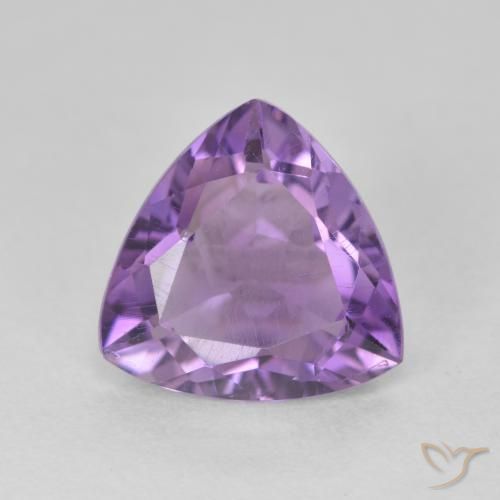 2.75ct 天然 中紫 紫水晶, 胖三角形, VS