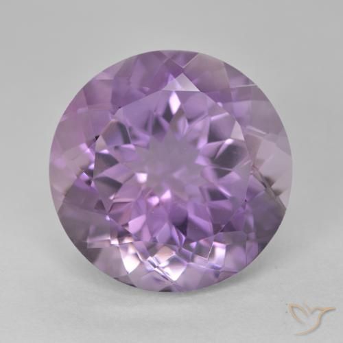 14.12ct 天然 中粉紫 紫水晶, 圆形的, VVS