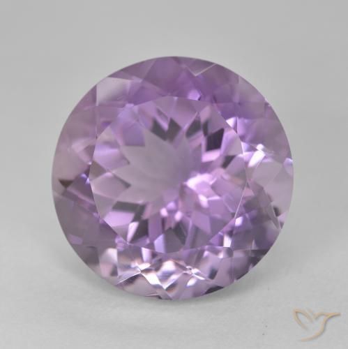 14.12克拉天然紫水晶，圆形的，VVS