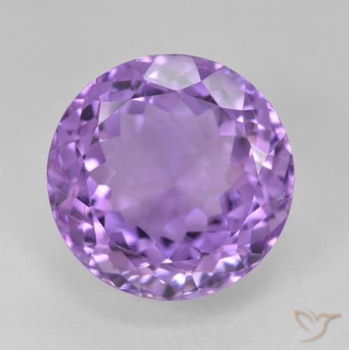 16.48ct 天然 中紫 紫水晶, 圆形的, VVS