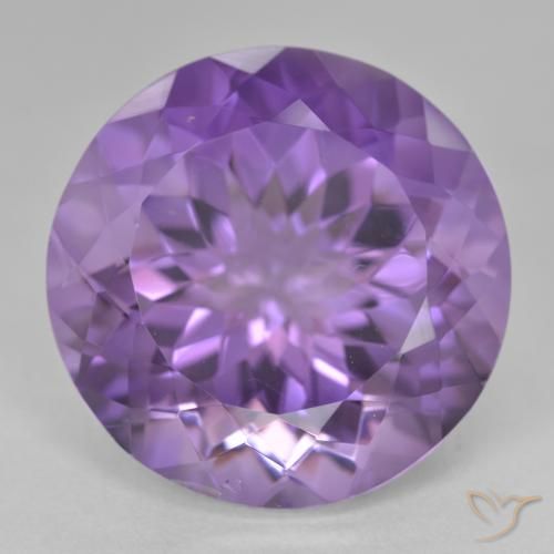 25.46ct 天然 深紫罗兰色 紫水晶, 圆形的, VVS