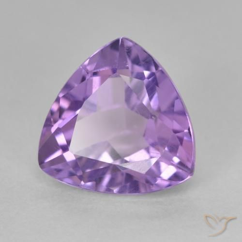 3.14克拉天然紫水晶，胖三角形，VS