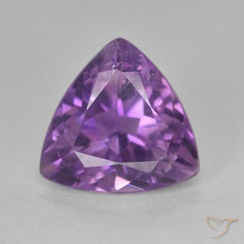 2.83ct 天然 中紫 紫水晶, 胖三角形, VS