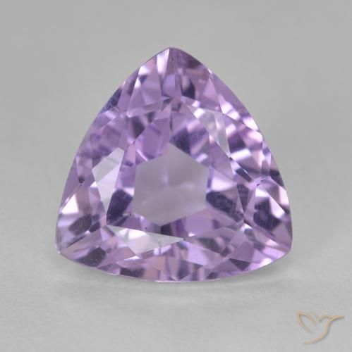 2.90ct 天然 深紫罗兰色 紫水晶, 胖三角形, VS