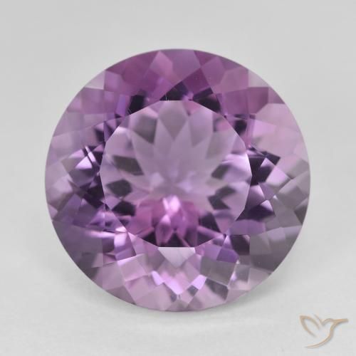 13.56ct 天然 中紫 紫水晶, 圆形的, VVS