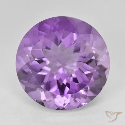 14.30ct 天然 深紫罗兰色 紫水晶, 圆形的, VVS