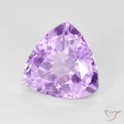 3.05克拉天然紫水晶，胖三角形，VS