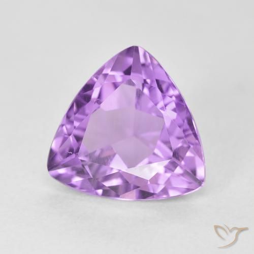 3.01克拉天然紫水晶，胖三角形，VS