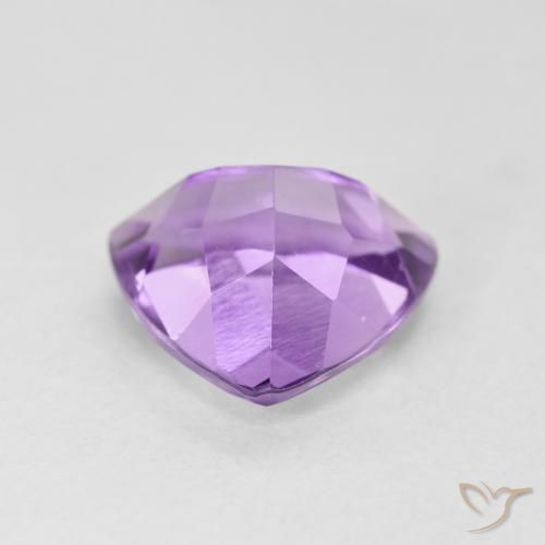 3.01克拉天然紫水晶，胖三角形，VS