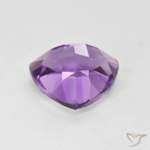 2.87克拉天然紫水晶，胖三角形，VS