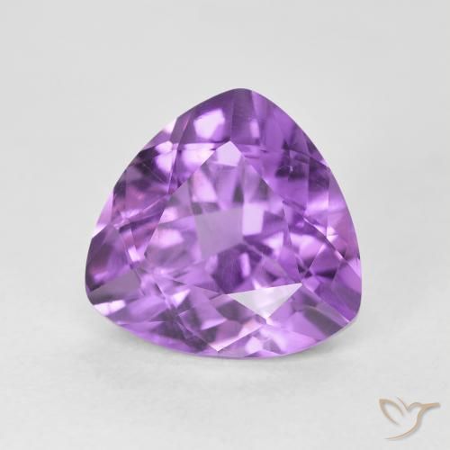 3.13克拉天然紫水晶，胖三角形，VS