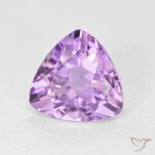2.96克拉天然紫水晶，胖三角形，VS