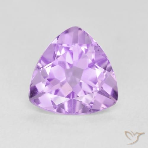 2.74ct 天然 浅紫罗兰色 紫水晶, 胖三角形, VS