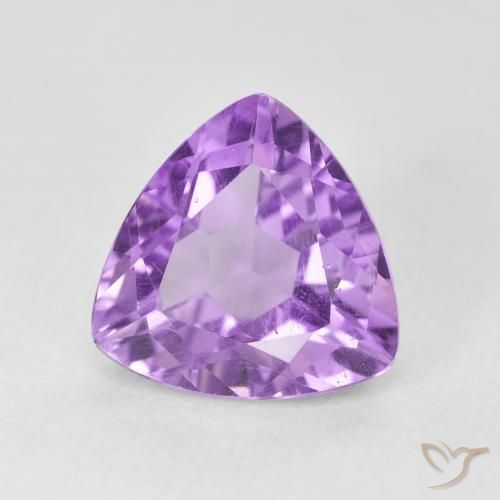 3.19克拉天然紫水晶，胖三角形，VS