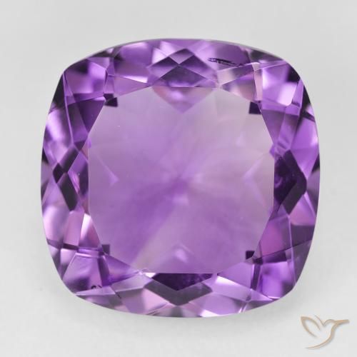 19.90ct 天然 深粉紫罗兰色 紫水晶, 软垫, VVS-VS