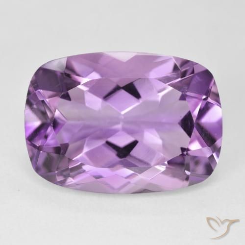 12.54ct 天然 粉紫罗兰色 紫水晶, 软垫, VVS
