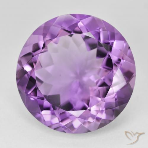 23.25克拉天然紫水晶，圆形的，VVS
