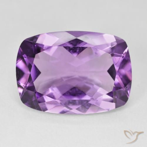 11.71ct 天然 粉紫罗兰色 紫水晶, 软垫, VVS