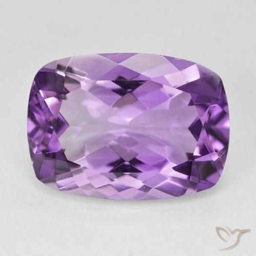 12.63ct 天然 粉紫罗兰色 紫水晶, 软垫, VVS