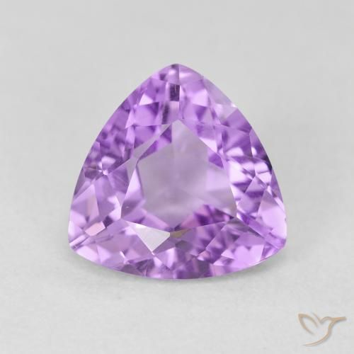 2.86ct 天然 中紫 紫水晶, 胖三角形, VS
