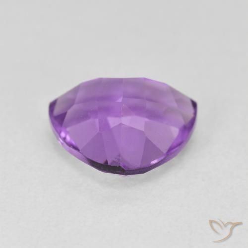 2.86克拉天然紫水晶，胖三角形，VS