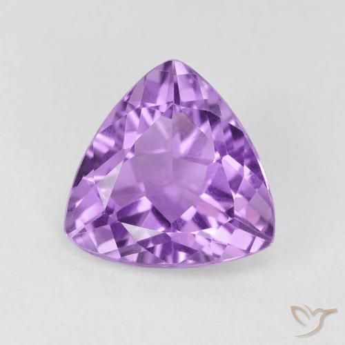 2.57ct 天然 中粉紫 紫水晶, 胖三角形, VS