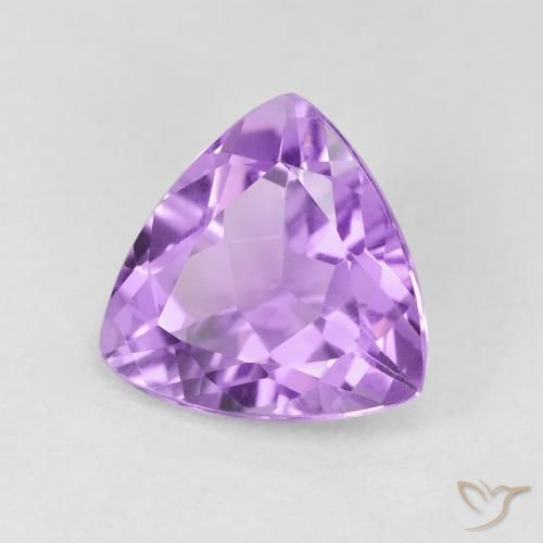 2.57克拉天然紫水晶，胖三角形，VS