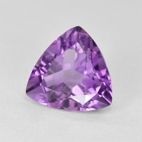 3.07克拉天然紫水晶，胖三角形，VVS-VS
