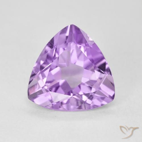 2.92ct 天然 淡粉紫 紫水晶, 胖三角形, VS
