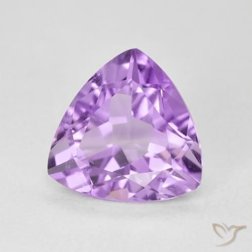 2.92克拉天然紫水晶，胖三角形，VS