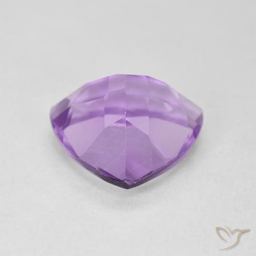 2.92克拉天然紫水晶，胖三角形，VS