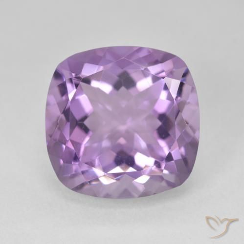 12.90ct 天然 粉紫罗兰色 紫水晶, 软垫, VVS