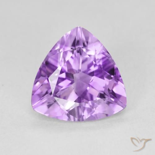 2.71ct 天然 粉紫罗兰色 紫水晶, 胖三角形, VVS-VS
