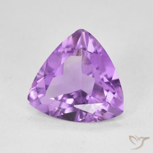 2.41克拉天然紫水晶，胖三角形，VVS-VS
