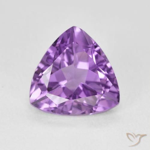 2.95ct 天然 Medium Light Purplish-Violet 紫水晶, 胖三角形, VVS-VS
