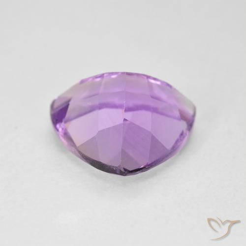 2.85克拉天然紫水晶，胖三角形，VVS-VS