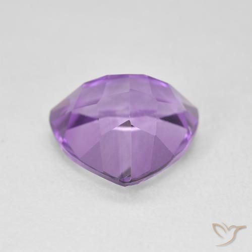 3.02克拉天然紫水晶，胖三角形，VVS-VS
