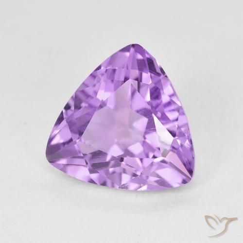 2.80克拉天然紫水晶，胖三角形，VVS-VS