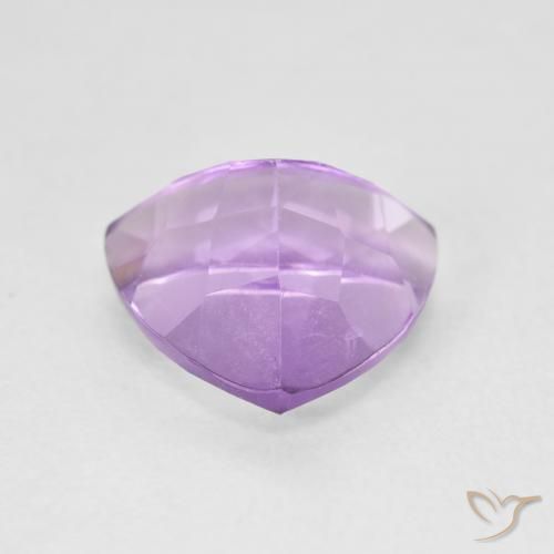 3.15克拉天然紫水晶，胖三角形，VS