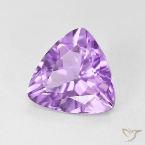 2.79克拉天然紫水晶，胖三角形，VVS-VS