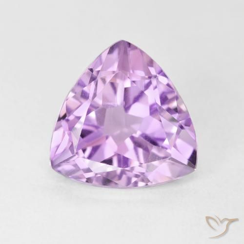 3.03ct 天然 中紫 紫水晶, 胖三角形, VVS-VS