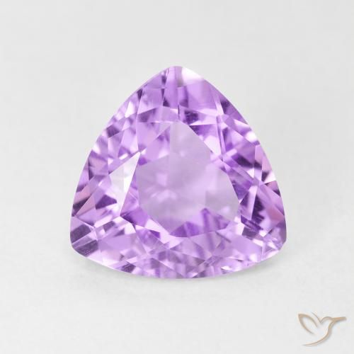 2.81ct 天然 淡粉紫 紫水晶, 胖三角形, VVS-VS
