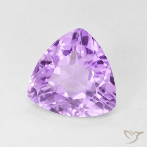 2.81克拉天然紫水晶，胖三角形，VVS-VS