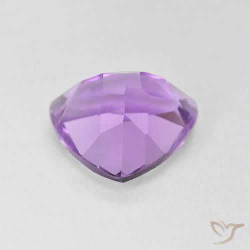 2.86克拉天然紫水晶，胖三角形，VVS-VS