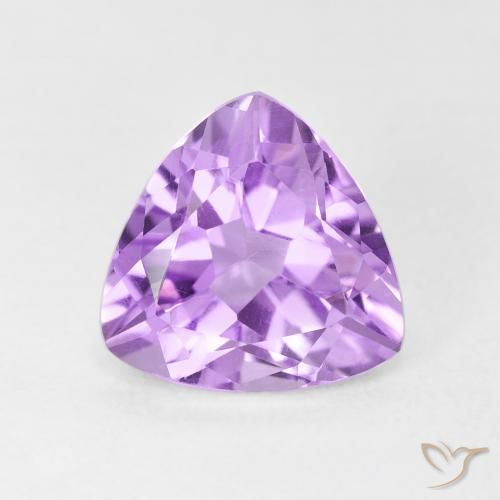 2.93ct 天然 淡粉紫 紫水晶, 胖三角形, VVS-VS