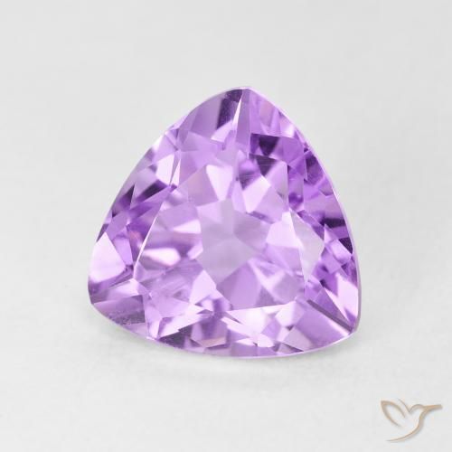 2.93克拉天然紫水晶，胖三角形，VVS-VS
