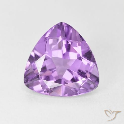 2.79ct 天然 浅紫罗兰色 紫水晶, 胖三角形, VVS-VS