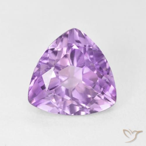 2.84ct 天然 淡粉紫 紫水晶, 胖三角形, VVS-VS