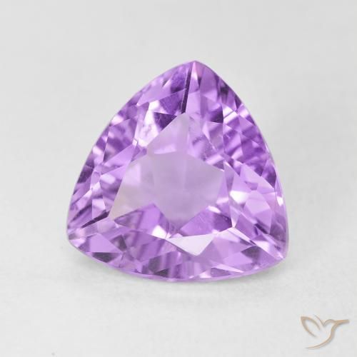 3.05克拉天然紫水晶，胖三角形，VVS-VS