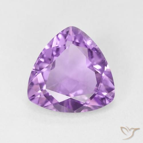 2.53ct 天然 中粉紫 紫水晶, 胖三角形, VVS-VS